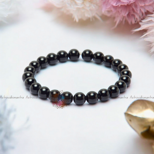 Black Tourmaline Crystal Bracelet